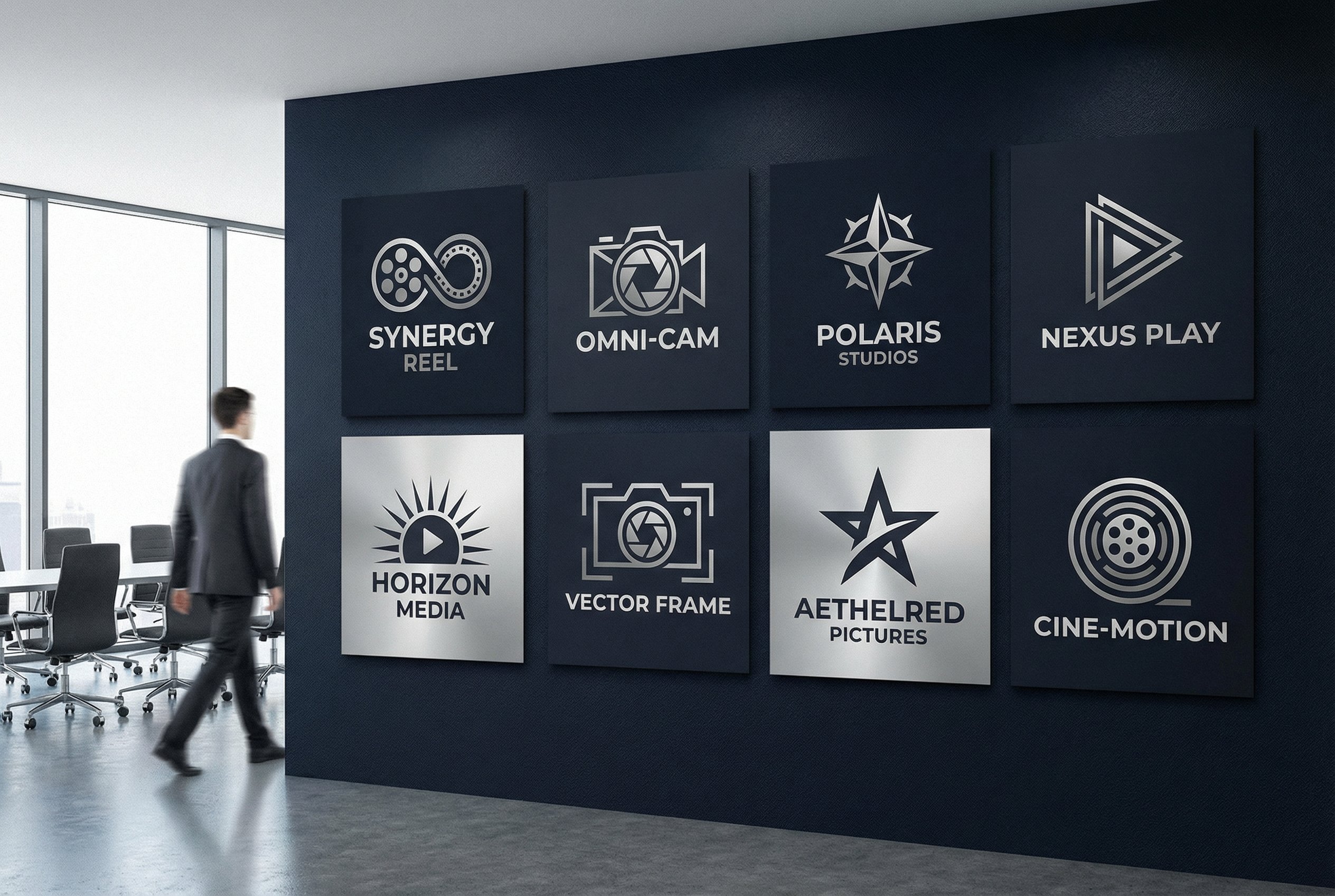 看片娱乐合作影视品牌Logo墙